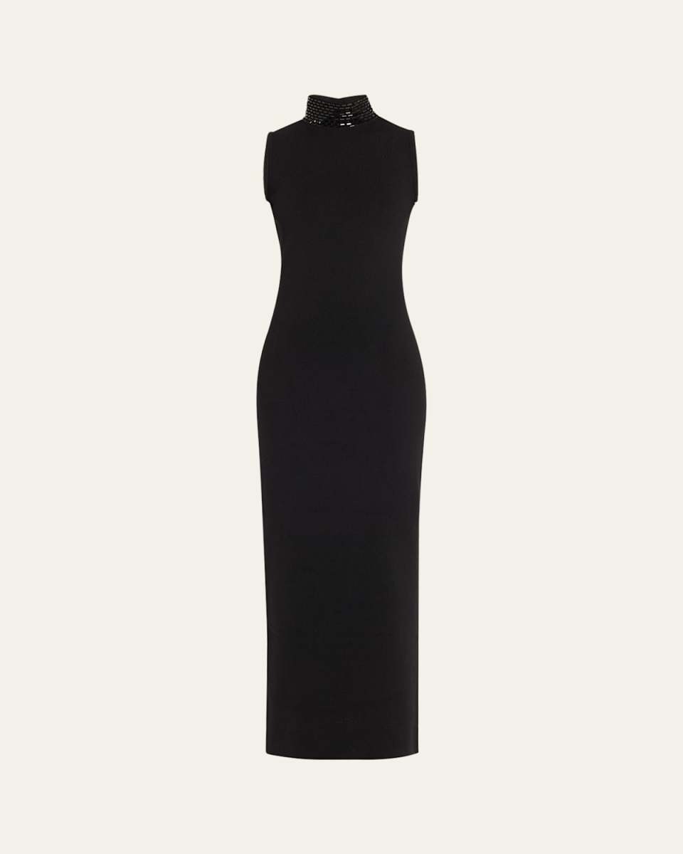 Envy Mock-Neck Maxi Dress
